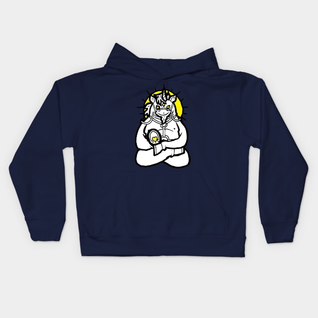 Spirit animal: Unicorn Kids Hoodie by jonah block